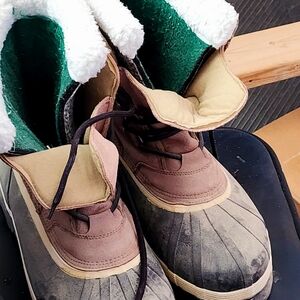 Sorrel Work Boots, Hardley Worn